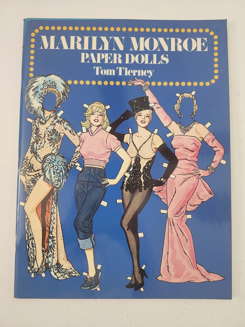 Vintage 1979 Marilyn Monroe Paper Dolls Book Tom Tierney Dover Uncut